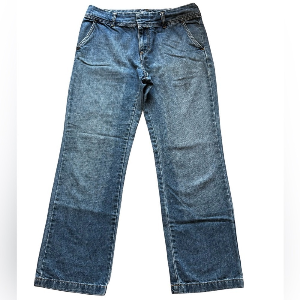 Vintage Authentic Y2K (2005) Old Navy Straight Leg Below The Waist Jeans Sz 10